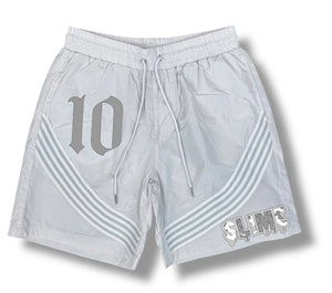 Grey 10 Slime Shorts