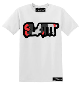 WHITE RED BLACK Slattt Tshirt
