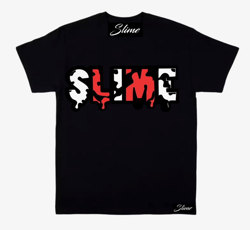 Red Black White Slime Tshirt