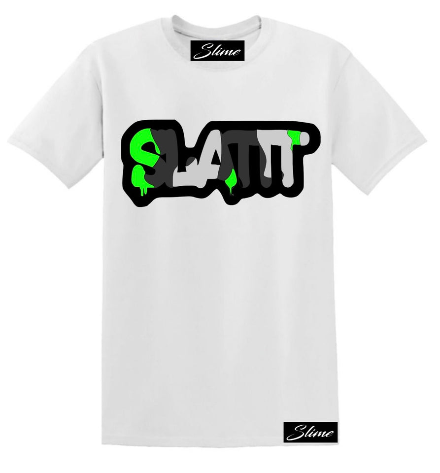 White green Slattt Tshirt