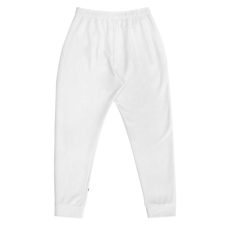 Blue Faith Joggers White