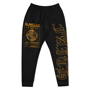 Yellow Faith Joggers Black