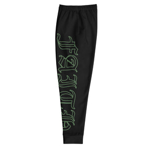 Green Faith Joggers Black