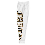 Yellow Faith Joggers White