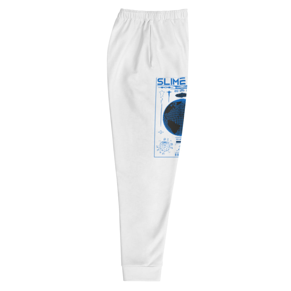 Blue Faith Joggers White