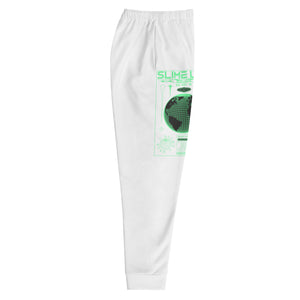 Green Faith Joggers White