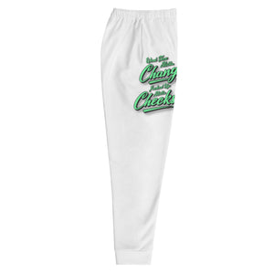 Green Went Thru Alotta Change Fucked up Alotta Checks Joggers White