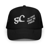 No Peace Inside The Streets Trucker Hat