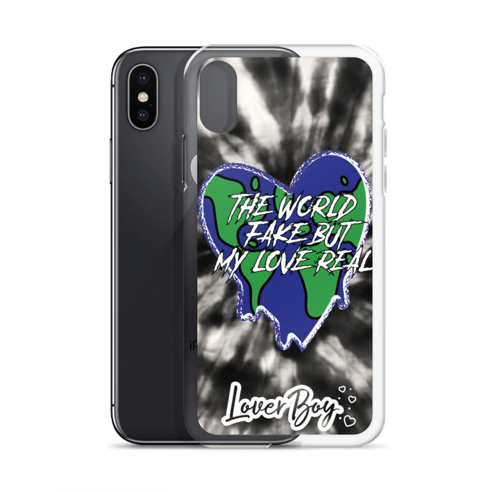 The World Fake But My Love Real Iphone Case