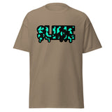 Black and Teal Slime Tshirt