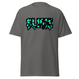 Black and Teal Slime Tshirt