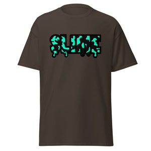 Black and Teal Slime Tshirt