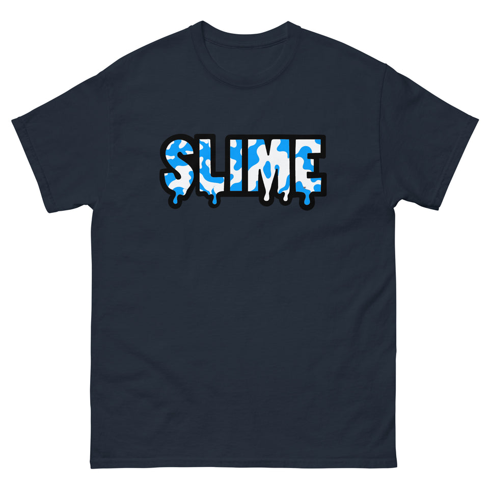 Blue,White and Black Slime Tshirt