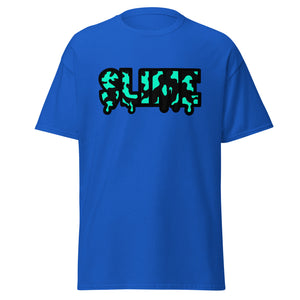 Black and Teal Slime Tshirt