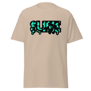 Black and Teal Slime Tshirt