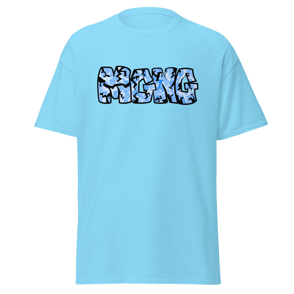 Light Blue Shattered Glass MGNG Tshirt