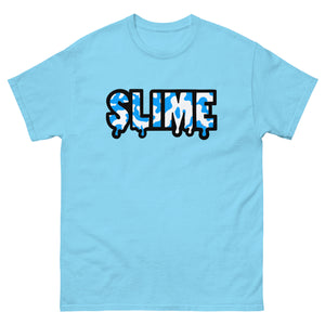 Blue,White and Black Slime Tshirt