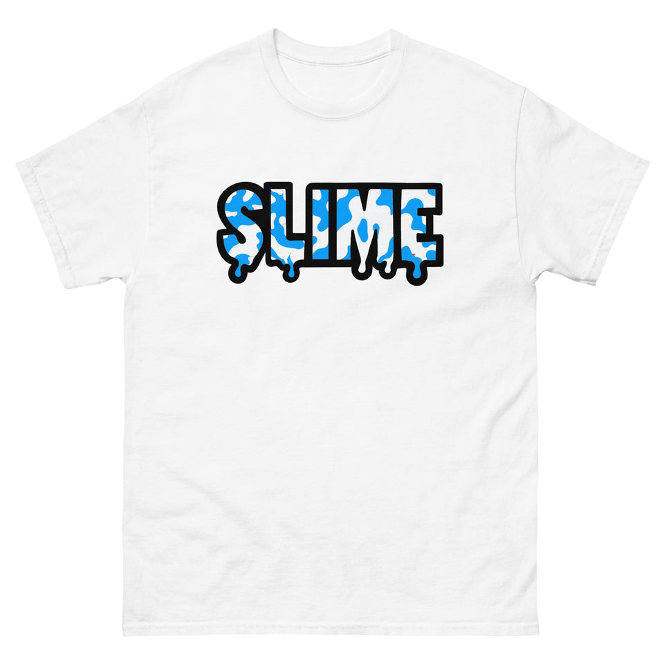 Blue,White and Black Slime Tshirt