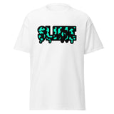 Black and Teal Slime Tshirt