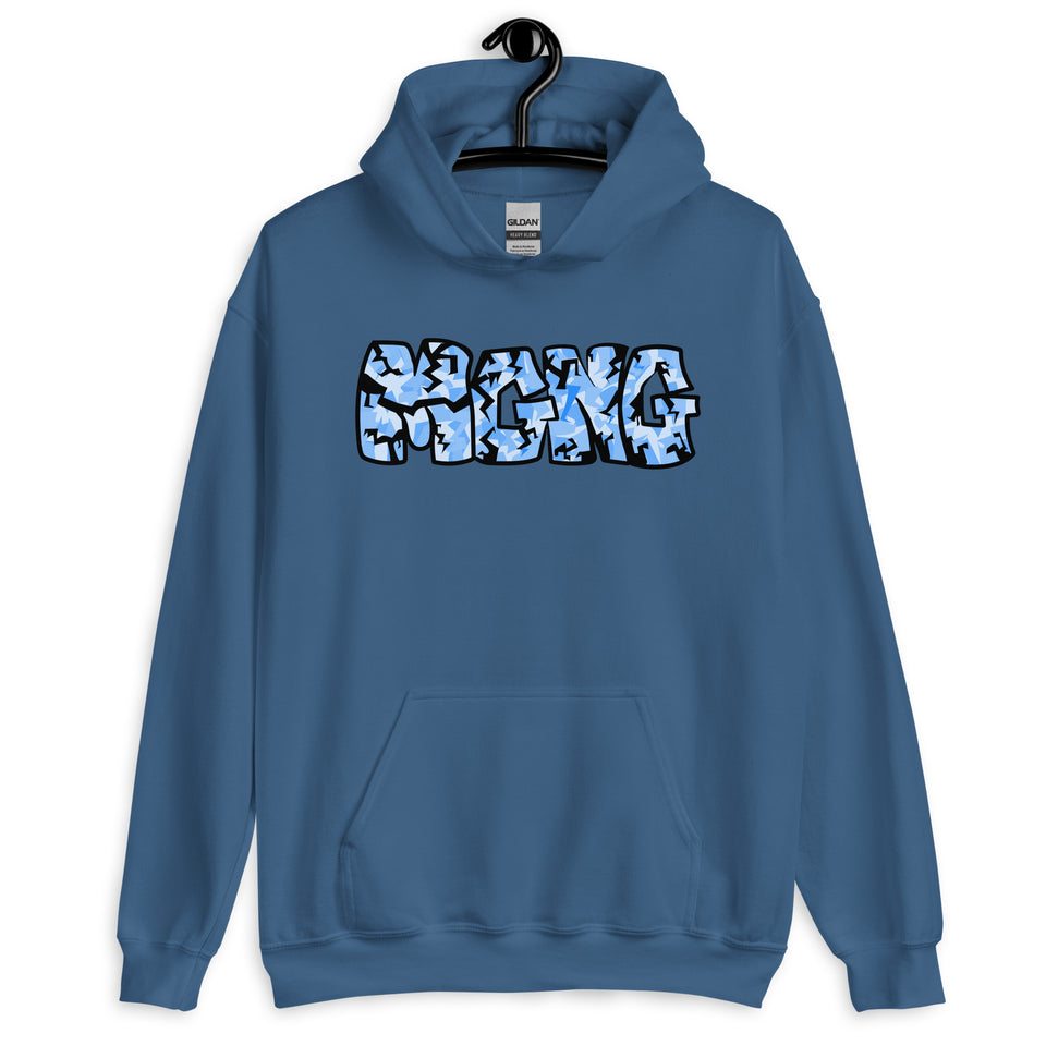 Light Blue Shattered Glass MGNG Hoodie