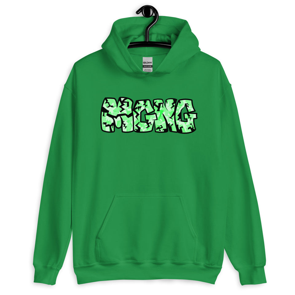 Green Shattered Glass MGNG Hoodie