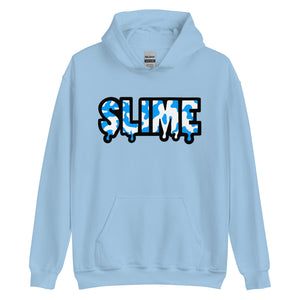 Blue,White and black Slime Hoodie