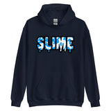 Blue,White and black Slime Hoodie