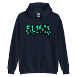 Black and Teal Slime Hoodie