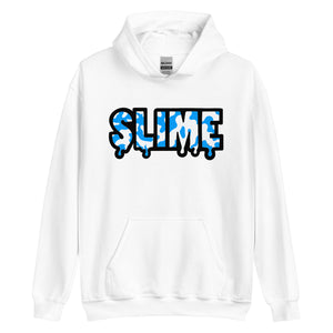 Blue,White and black Slime Hoodie