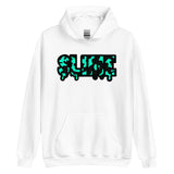 Black and Teal Slime Hoodie